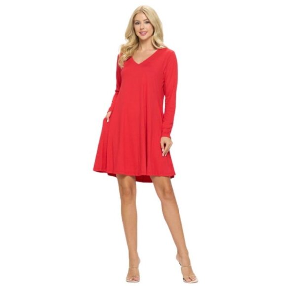 Fresh Produce Ribbed Swing Dress Size: XSmall Modal & Spandex - Picture 2 of 7